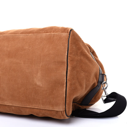 Saint Laurent Corduroy Andy Duffle Bag Brown 7 of 11