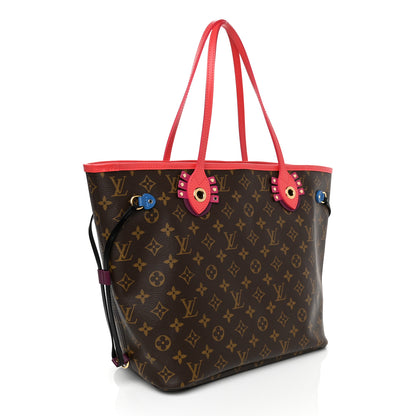 Louis Vuitton Monogram Totem Neo Neverfull MM Flamingo 4 of 12