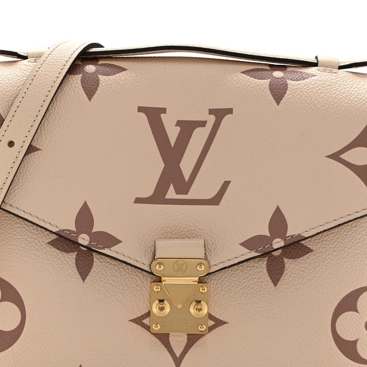 Louis Vuitton Empreinte Monogram Giant Pochette Metis Creme Bois de Rose 8 of 10