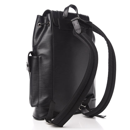 Louis Vuitton Epi Christopher Backpack PM Black 2 of 12