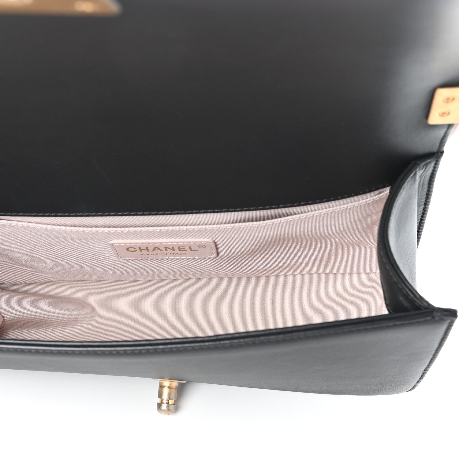 Chanel Lambskin Suede Patchwork Medium Act I Camellia Boy Flap Charcoal Brown Pink 5 of 10
