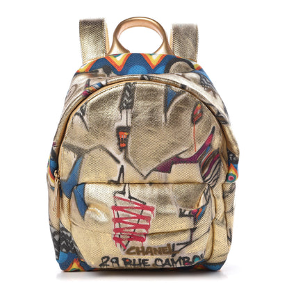 Chanel Graffiti Printed Canvas Street Spirit Backpack Multicolor 1 of 10