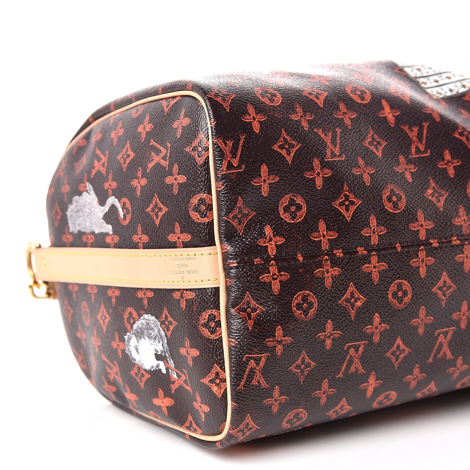 Louis Vuitton Catogram Speedy Bandouliere 30 Marron 5 of 9