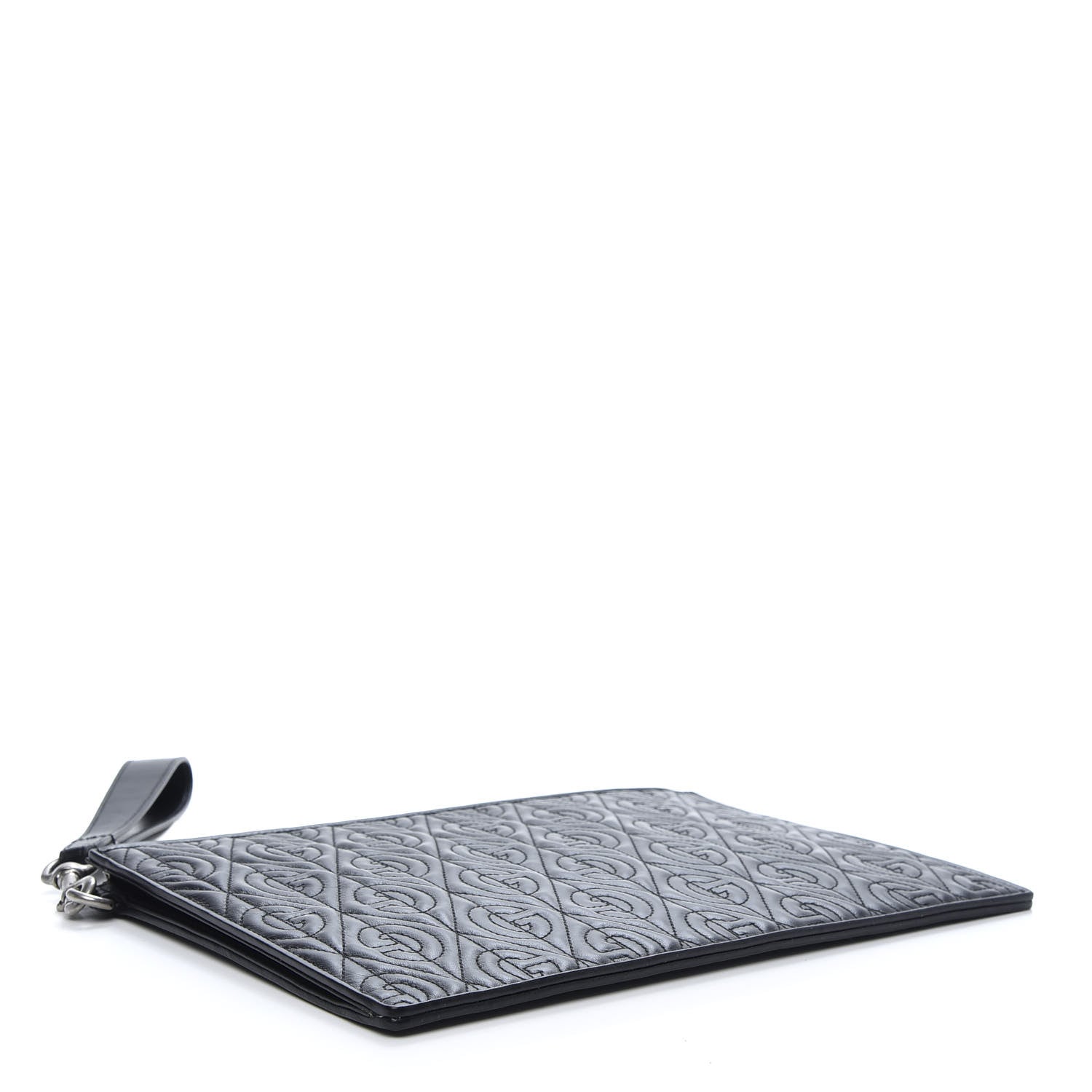 Gucci Calfskin G Rhombus Quilted Documents Holder Black 4 of 9