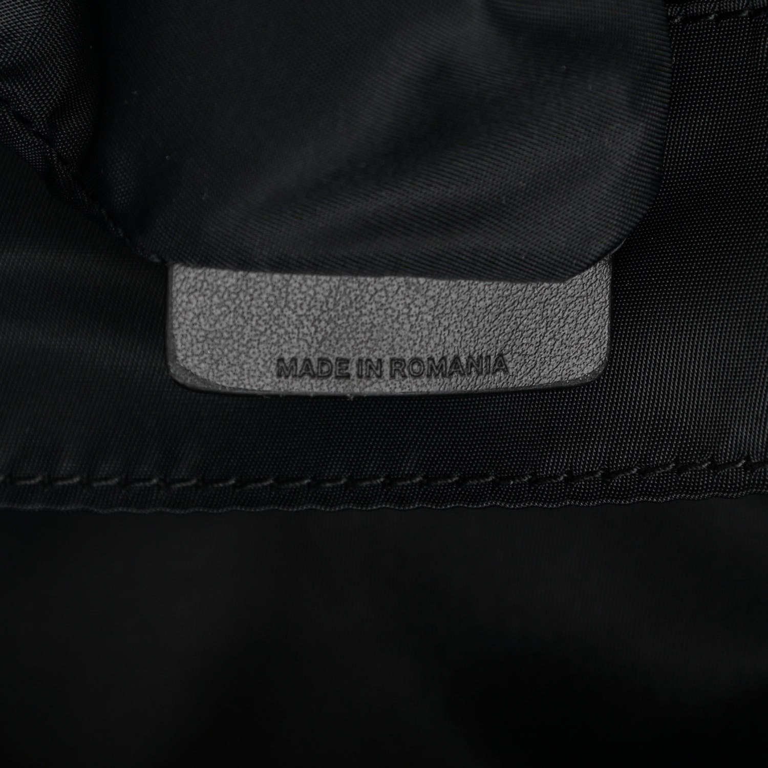Burberry Calfskin Logo Embossed Backpack Black 7 of 15