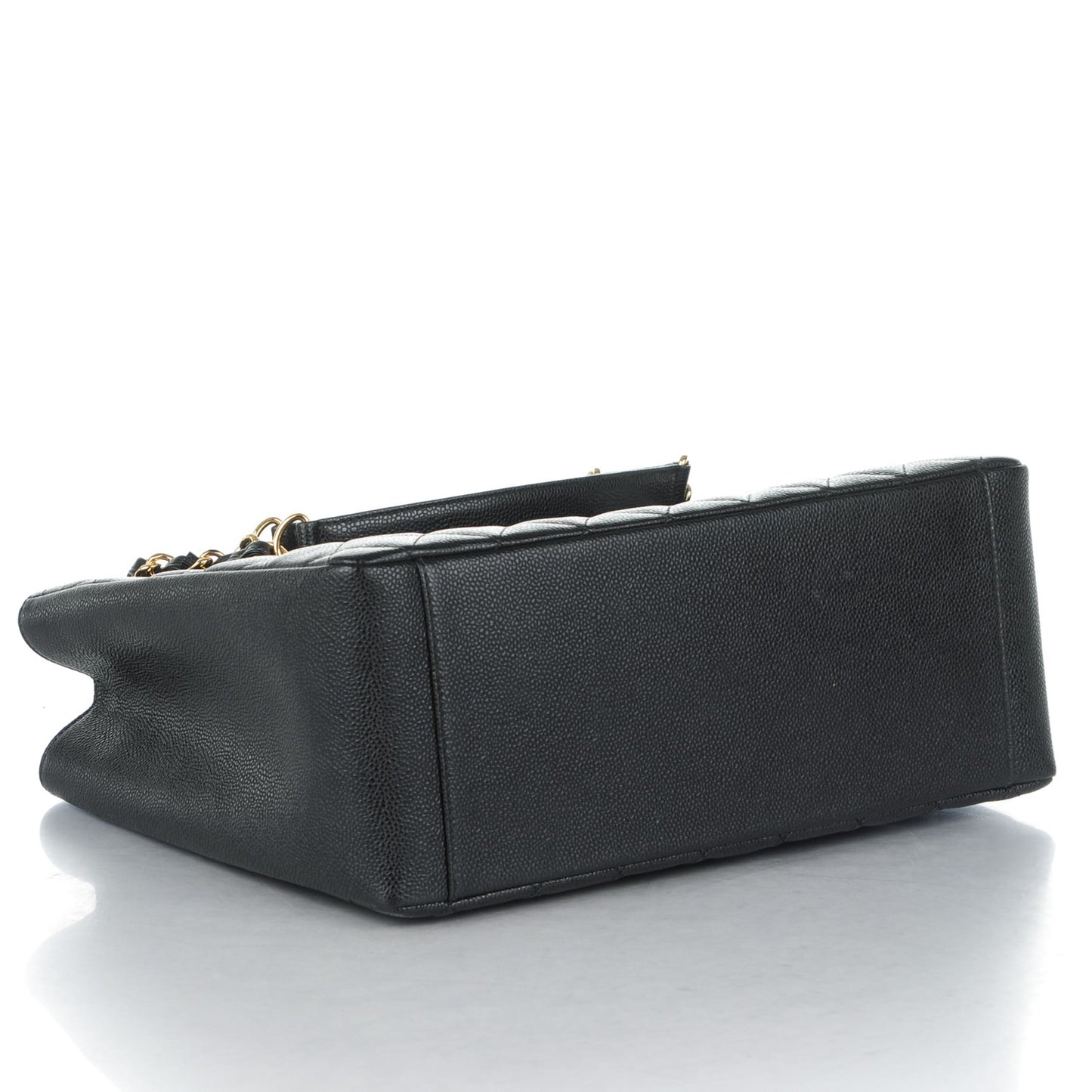 Caviar Quilted Grand Shopping Tote GST Black