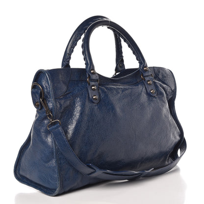 Balenciaga Agneau Classic Hardware City Bleu Mineral 4 of 15