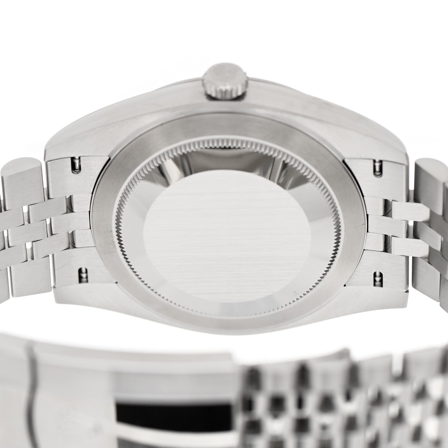 Rolex Stainless Steel 41mm Oyster Perpetual Datejust Watch Mint Green Fluted 126300 4 of 5