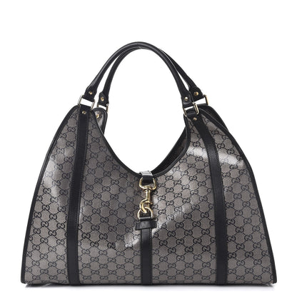 Gucci Crystal Monogram Large Joy Shoulder Bag Black 1 of 16