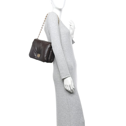 Loewe Lambskin Goya Puffer Bag Dark Chocolate 2 of 10