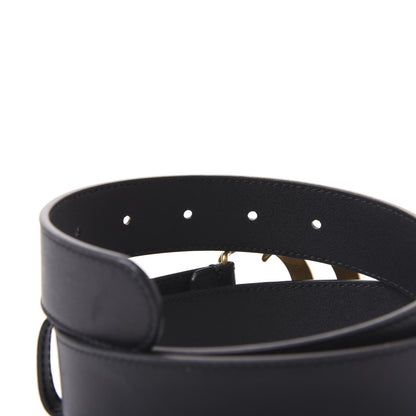Gucci Calfskin Double G 30mm Belt 80 32 Black 3 of 6