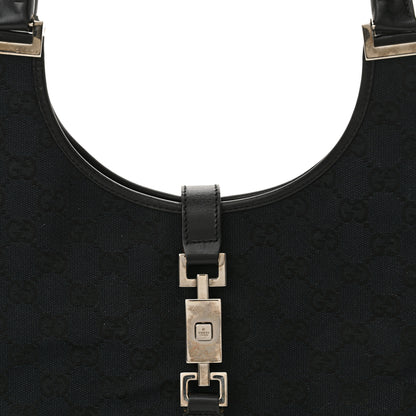 Gucci Monogram Bardot Shoulder Bag Black 8 of 13