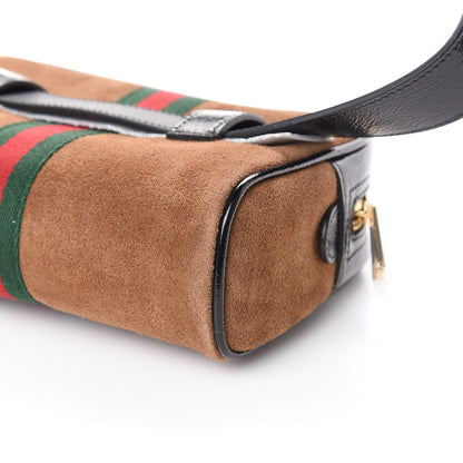 Gucci Suede Small Ophidia Belt Bag 75 30 Brown 16 of 20