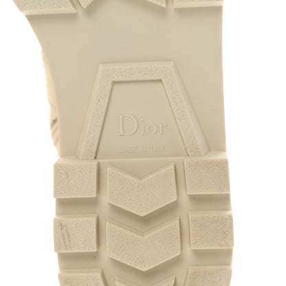 Christian Dior Brushed Calfskin Rubber Dioriron Boots 38 Off White 6 of 12