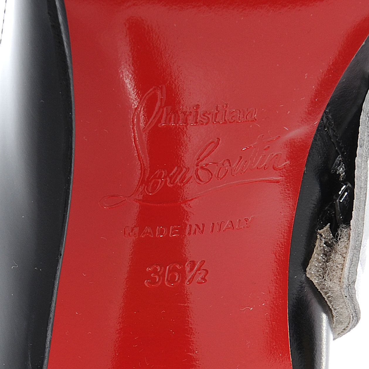 Christian Louboutin Pony Fur Leather JS Patchwork 100 Booties 36.5 6 of 6