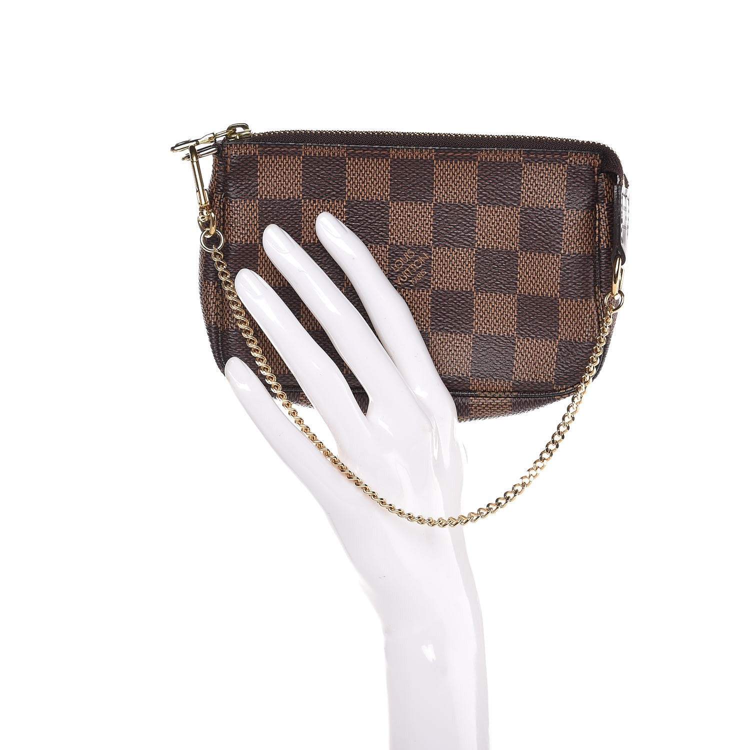 Louis Vuitton Damier Ebene Mini Pochette Accessories 2 of 8