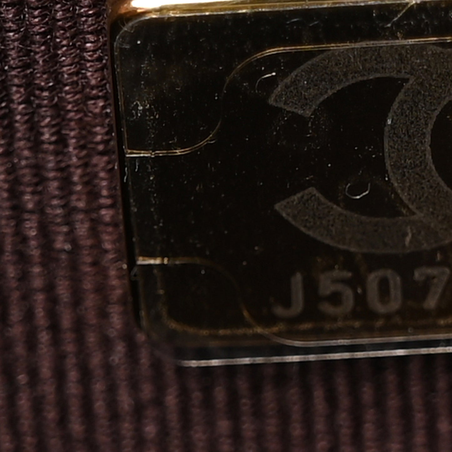 Caviar Quilted Wallet on Chain WOC Dark Brown