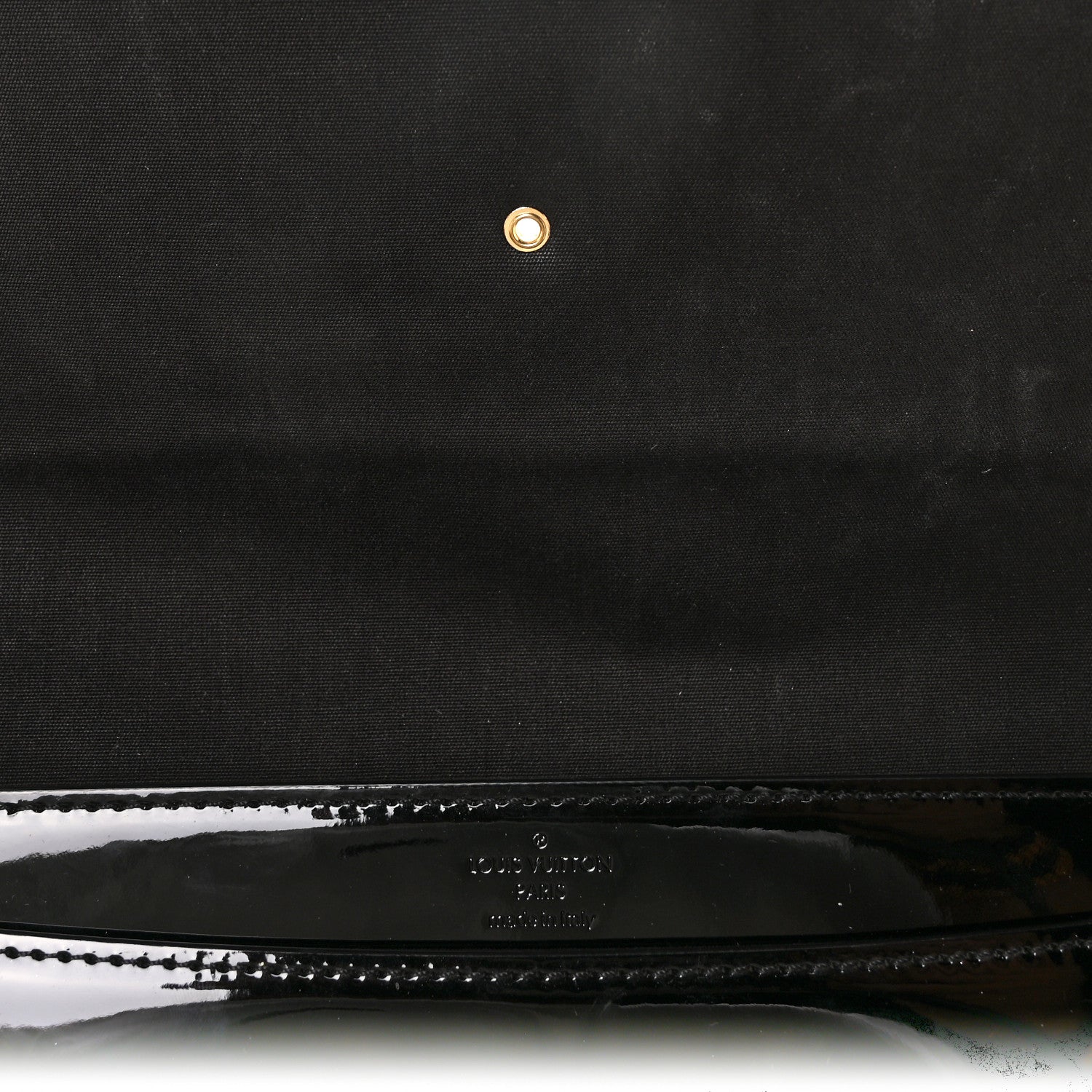 Louis Vuitton Patent Louise Clutch Black 9 of 10
