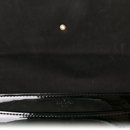 Louis Vuitton Patent Louise Clutch Black 9 of 10