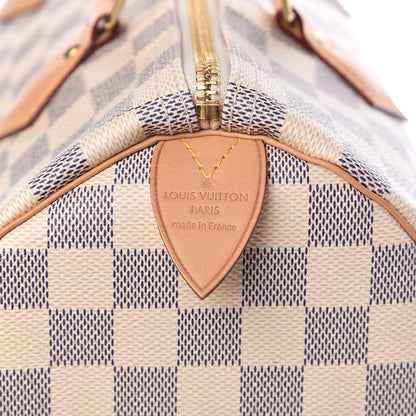 Louis Vuitton Damier Azur Speedy 30 6 of 10