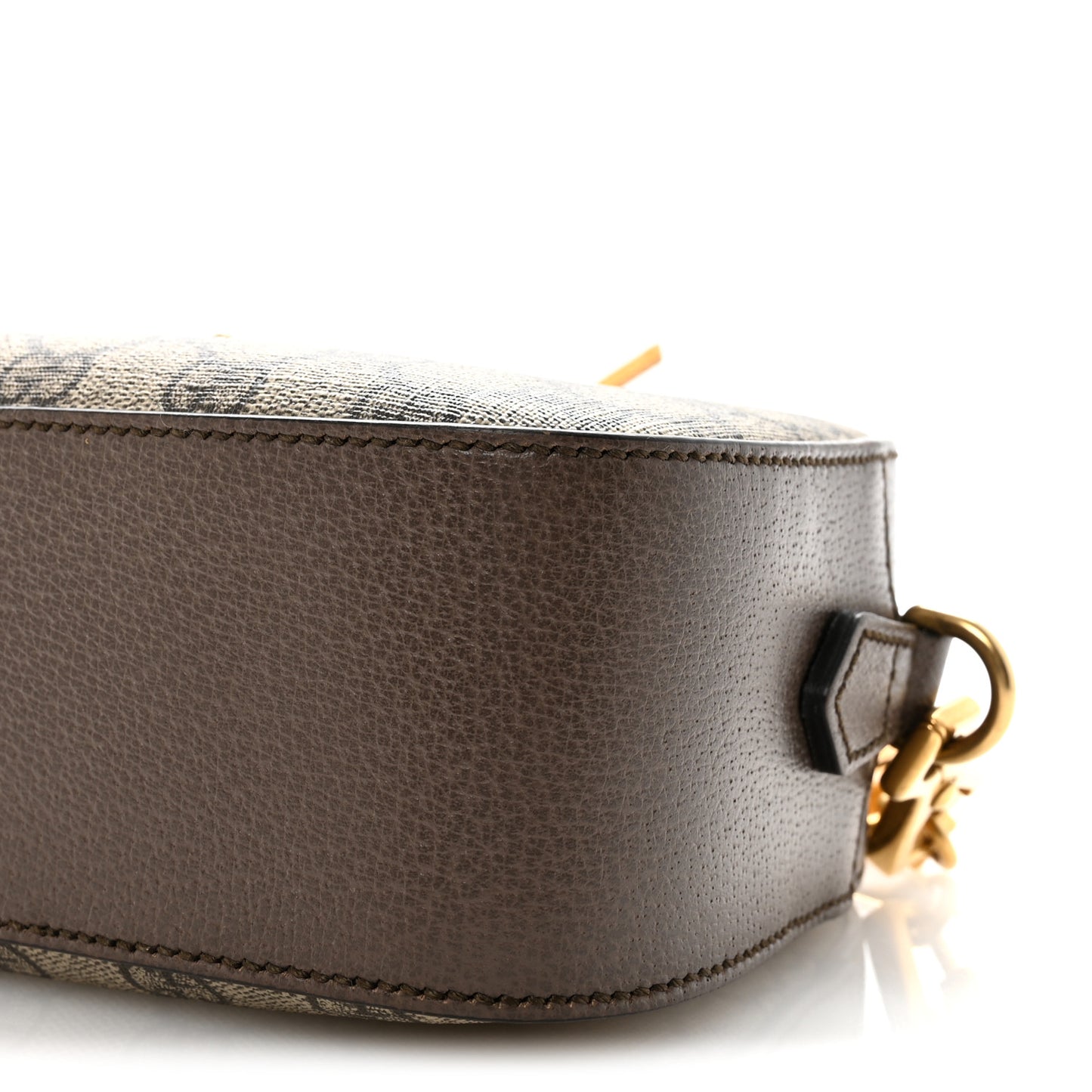 GG Supreme Monogram Web Neo Vintage Shoulder Bag Beige New Acero Crop