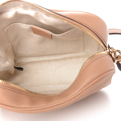 Gucci Pebbled Calfskin Small Soho Disco Bag Rose Beige 5 of 10