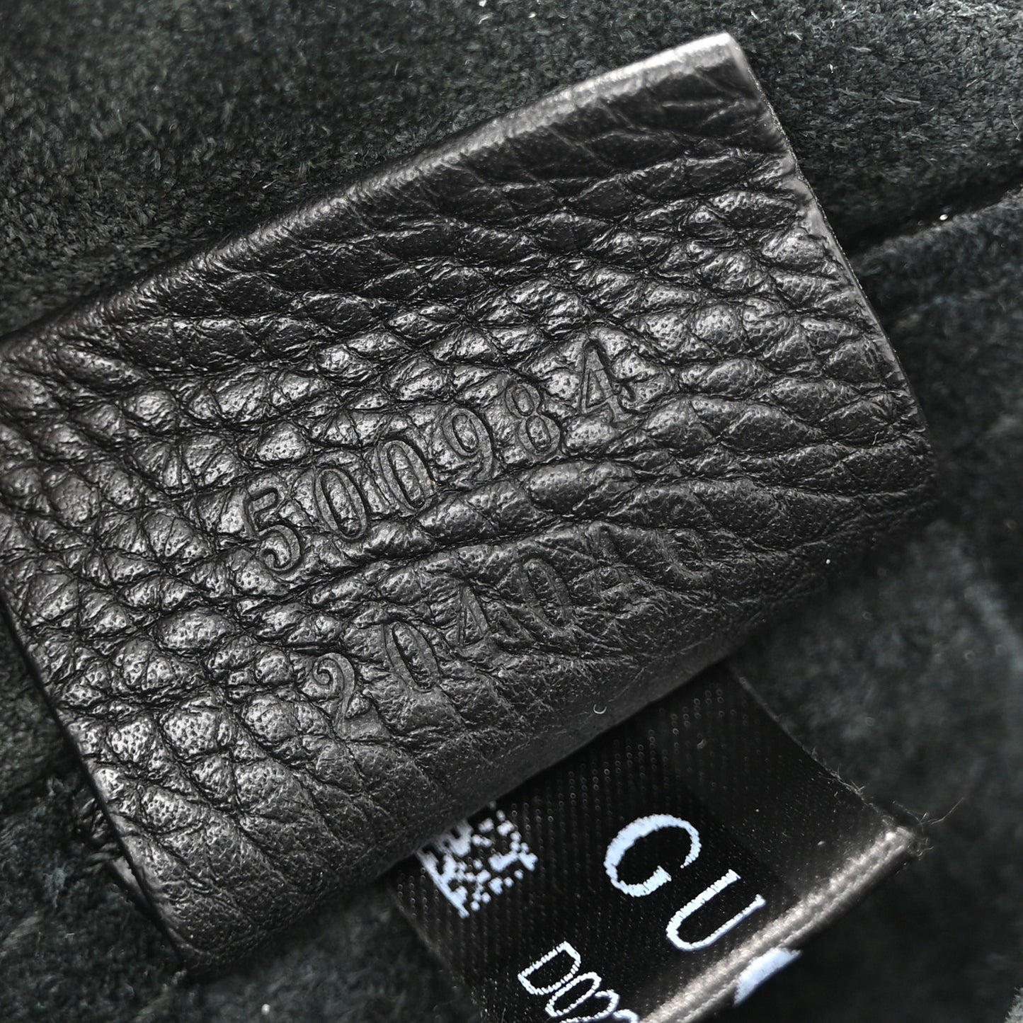 Pebbled Calfskin Large Logo Portfolio Clutch Black