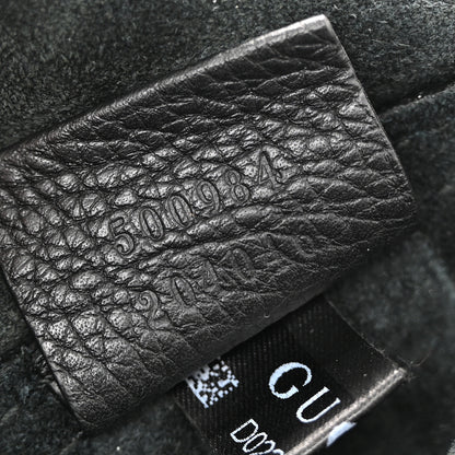 Gucci Pebbled Calfskin Large Logo Portfolio Clutch Black 14 of 16