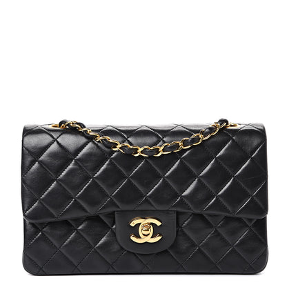 Chanel Lambskin Quilted Small Double Flap Black 1 of 16