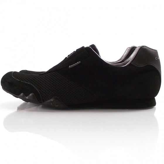 Perforated Sneakers 38 Black