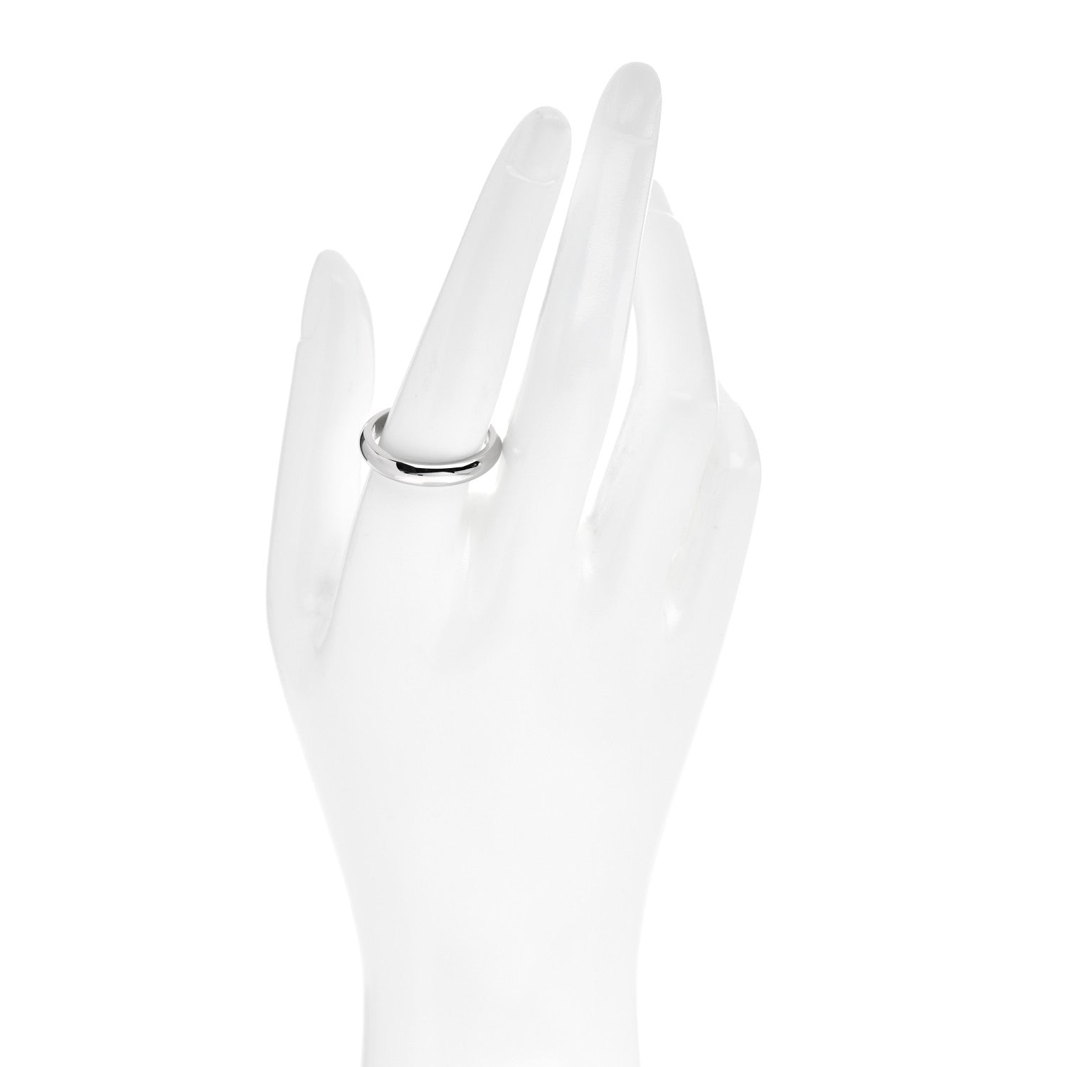 Cartier Platinum 4mm 1895 Wedding Band Ring 60 9 2 of 5