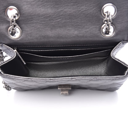 Chanel Sheepskin Quilted 2.55 Reissue Mini Flap Dark Grey 5 of 10