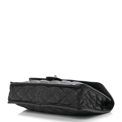 Chanel Caviar Quilted Large French Riviera Flap Black 10 of 12