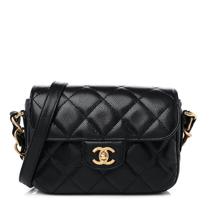 Chanel Caviar Quilted Mini Chain Flap Black 1 of 11