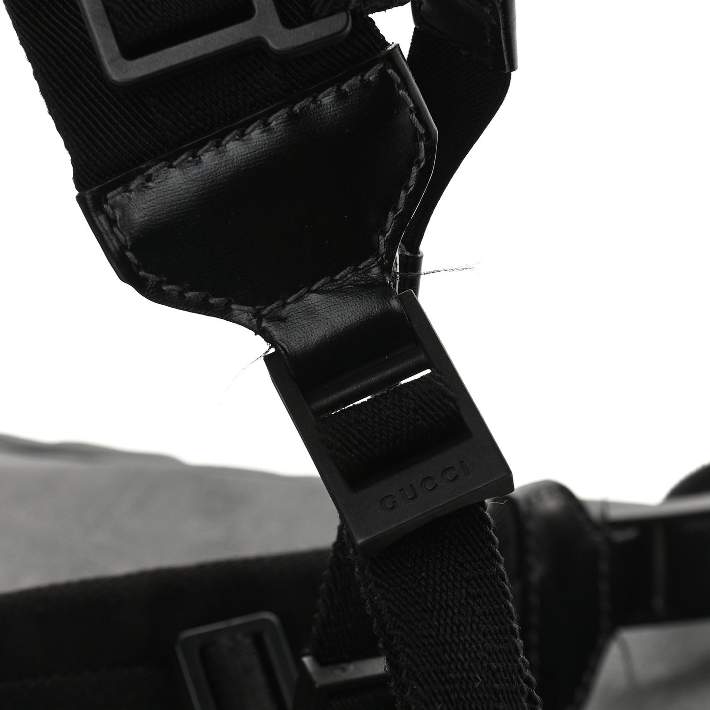 Coated Canvas Interlocking G Travel Backpack Black