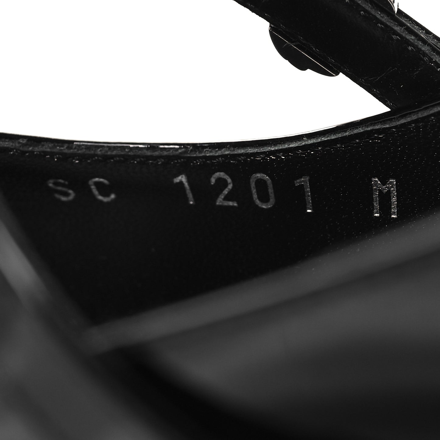 LOUIS VUITTON Patent Uniformes Silhouette 40mm Pumps 38.5 Black