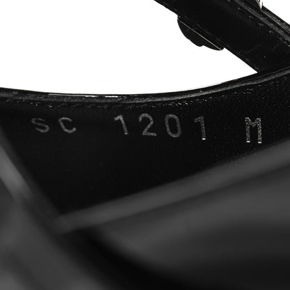 Louis Vuitton LOUIS VUITTON Patent Uniformes Silhouette 40mm Pumps 38.5 Black 6 of 8