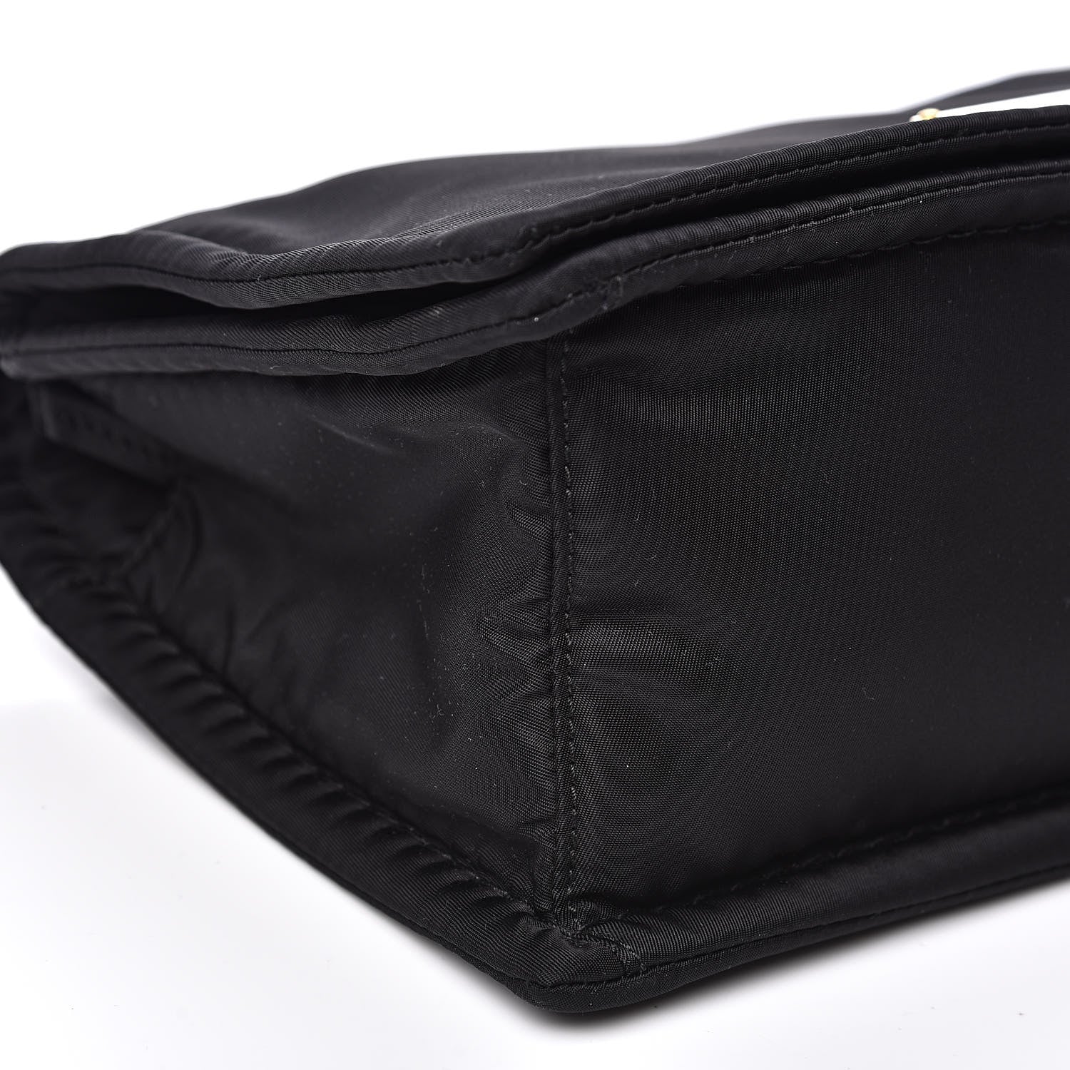 Prada Nylon Tessuto Chain Shoulder Bag Black 7 of 8