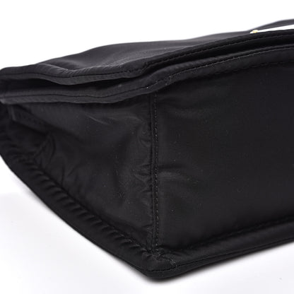Prada Nylon Tessuto Chain Shoulder Bag Black 7 of 8