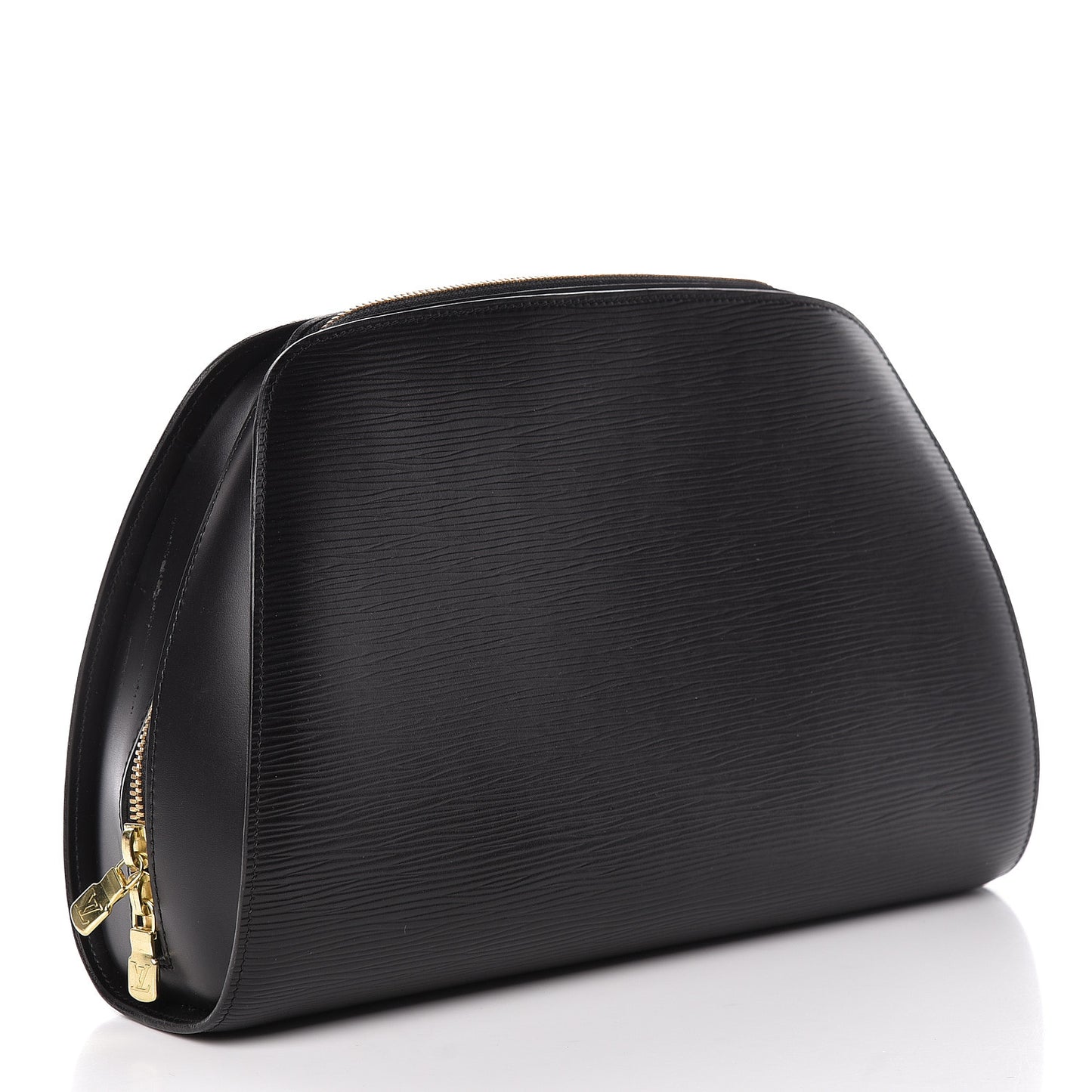 Epi Dauphine Cosmetic Pouch Black