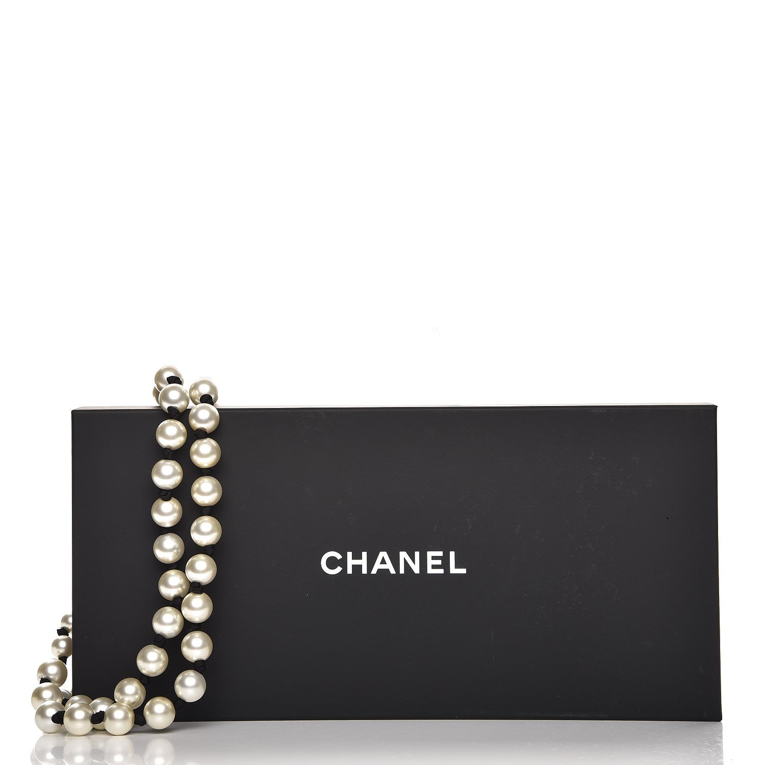 Chanel Graduated Pearl CC Long Necklace Gold 4 of 6