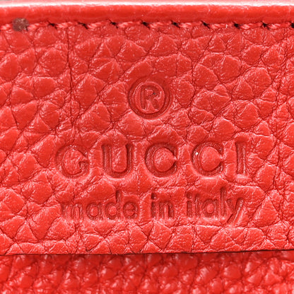 Gucci Soft Grained Calfskin Small Jackie Bucket Bag Red 6 of 10