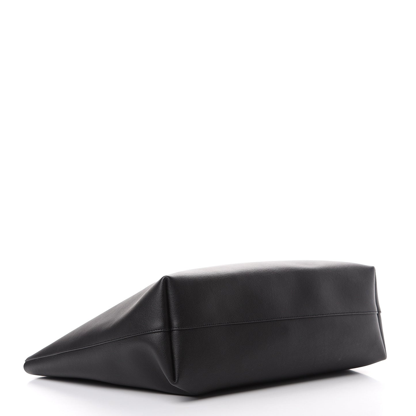 Calfskin Large Shopping Tote Black