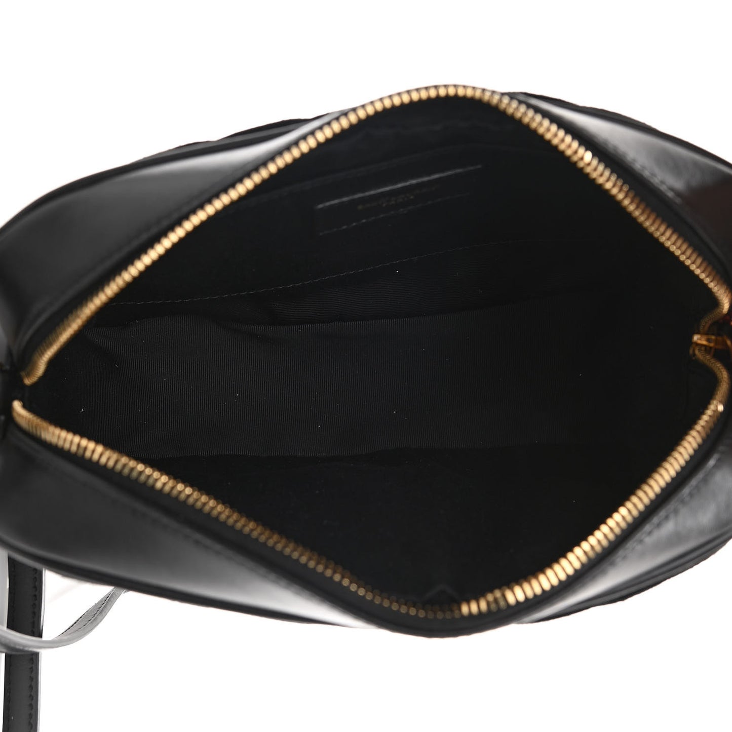 Suede Calfskin Monogram Lou Camera Bag Black