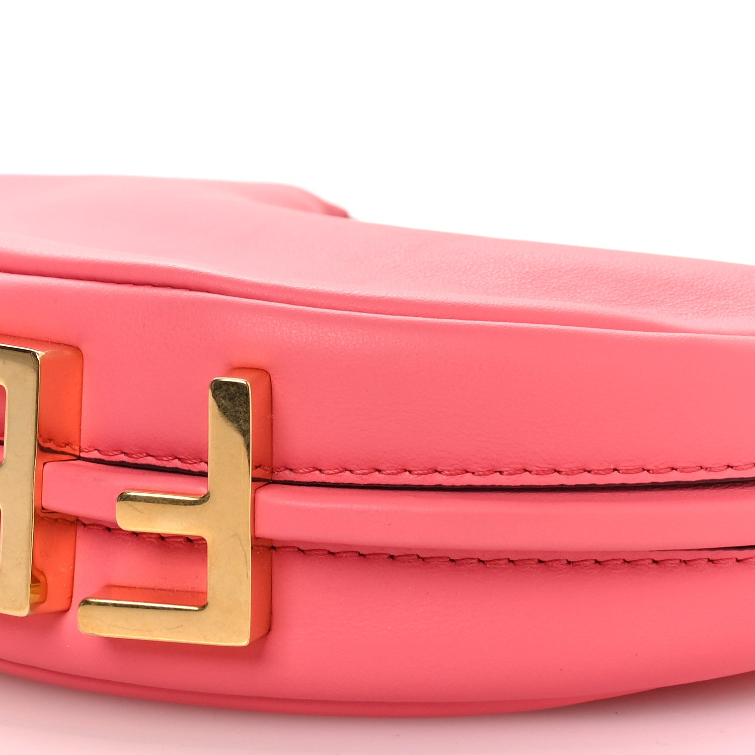 Fendi Vitello Grace New Matte Nano Fendigraphy Hobo Charm Pink Dalia 10 of 11
