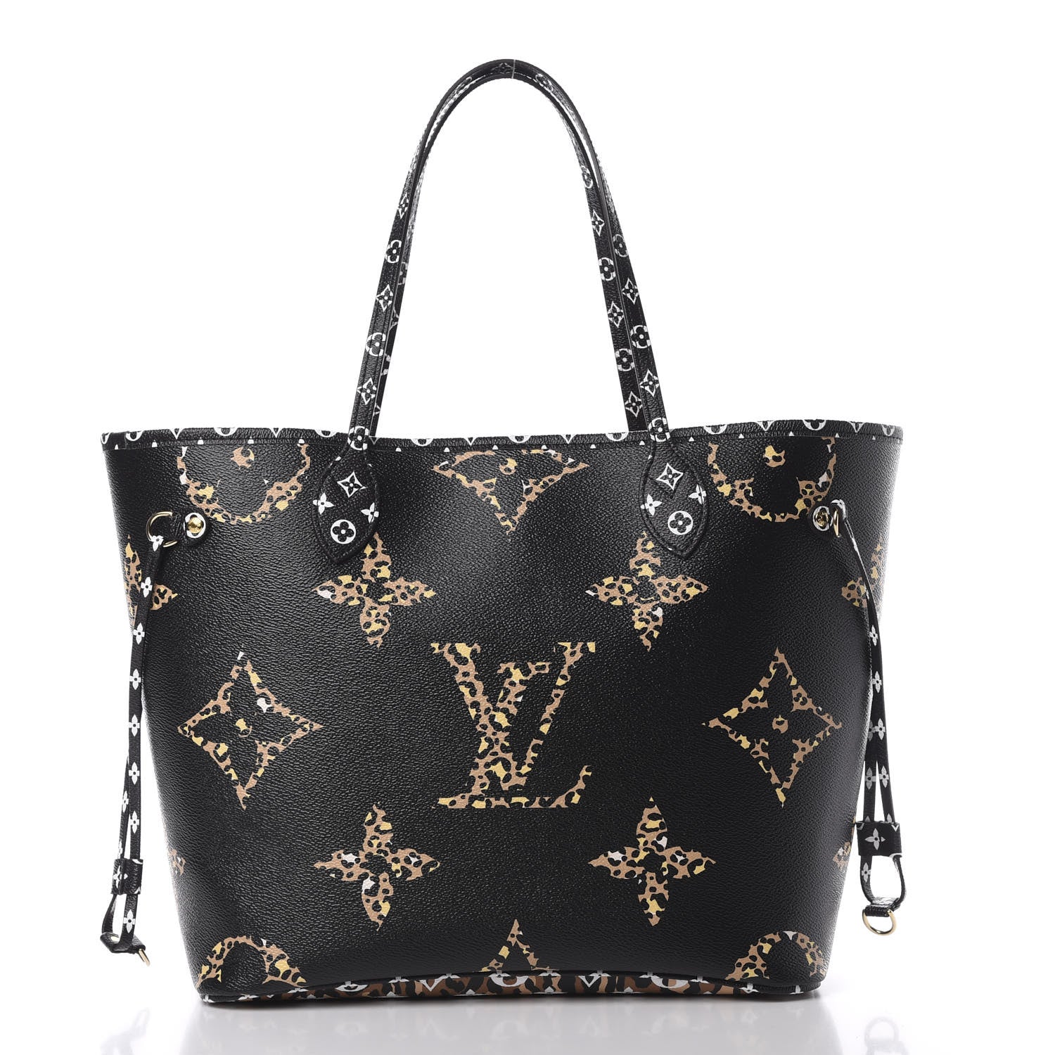 Louis Vuitton Monogram Giant Jungle Neverfull MM Black 3 of 11