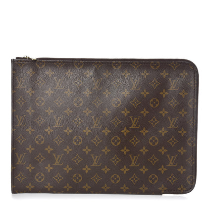 Louis Vuitton Monogram Poche Documents Portfolio Case 39 1 of 9
