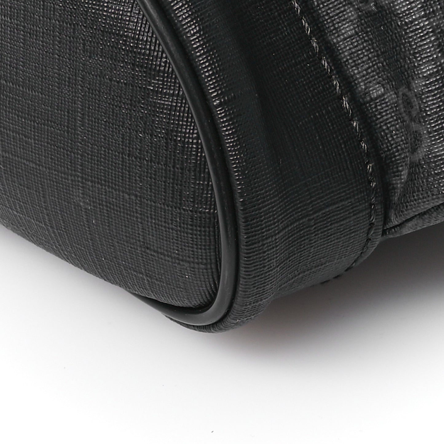 Soft GG Supreme Monogram Calfskin Web Double Buckle Backpack Black