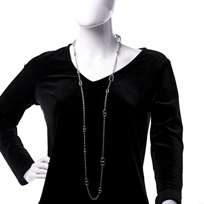 Hermes Sterling Silver Farandole Necklace 120 2 of 7