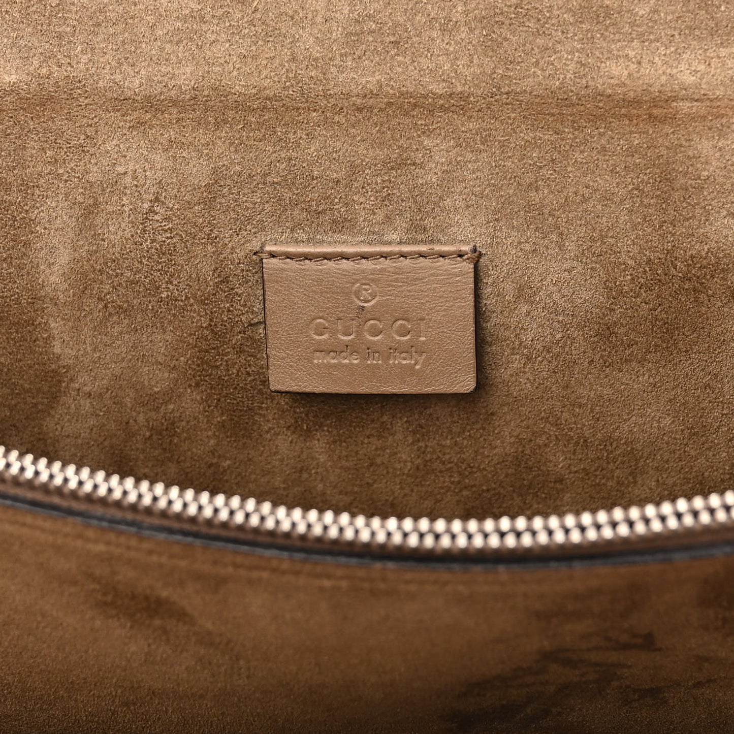 GG Supreme Monogram Medium Dionysus Shoulder Bag Taupe